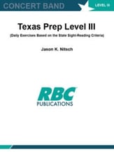 Texas Prep Level III Concert Band sheet music cover